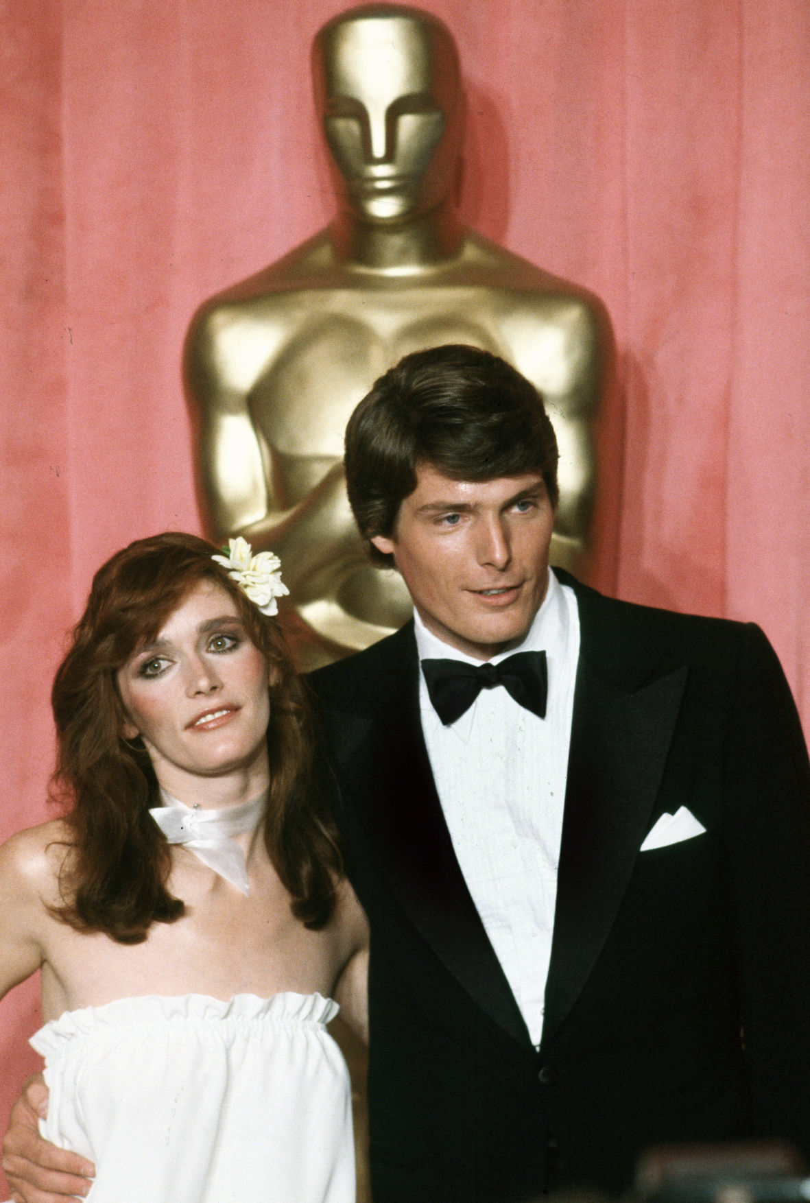 Margot Kidder and Christopher Reeve during the 51st Academy Awards